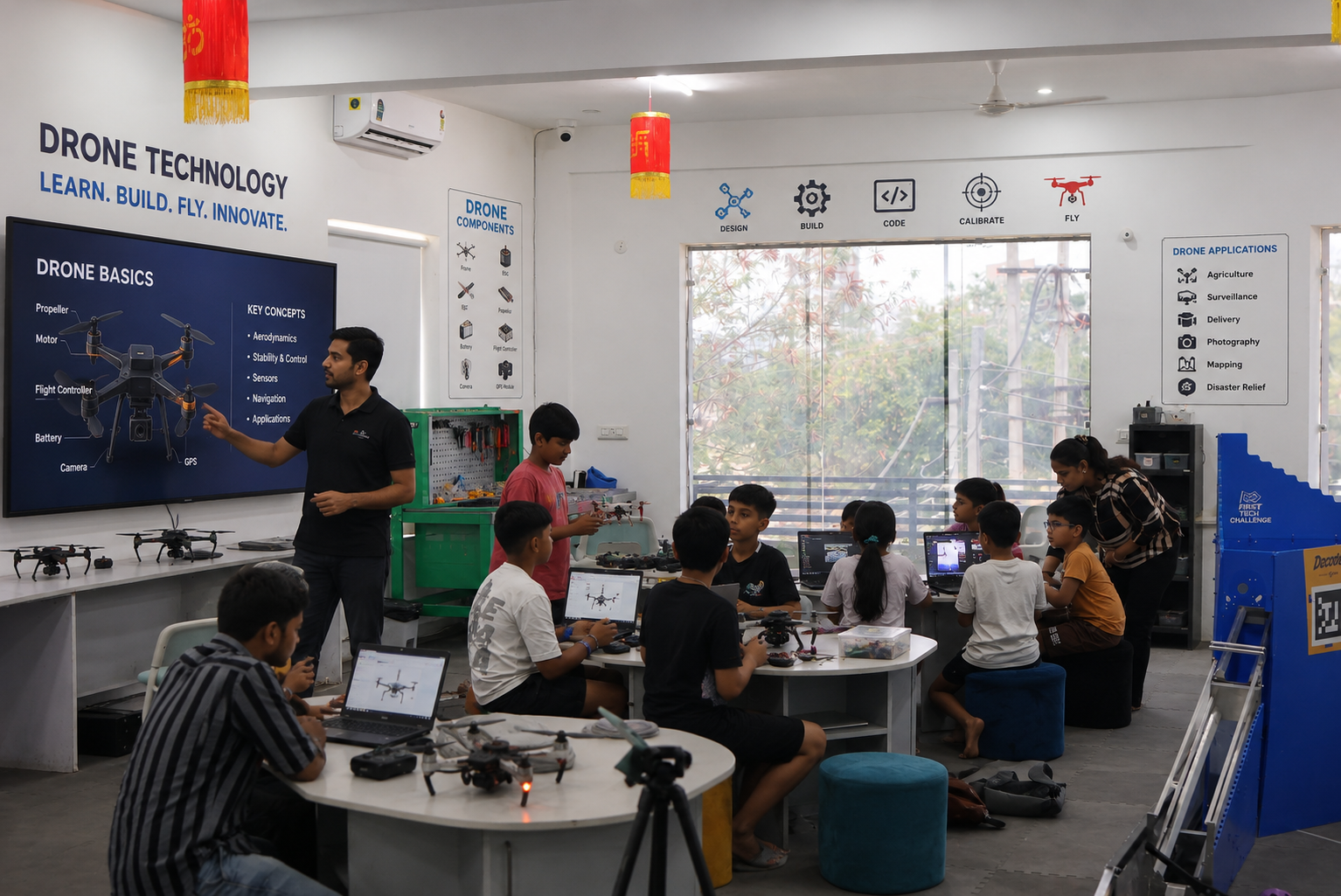 Drone classes for kids in Gurugram at MittyVerse